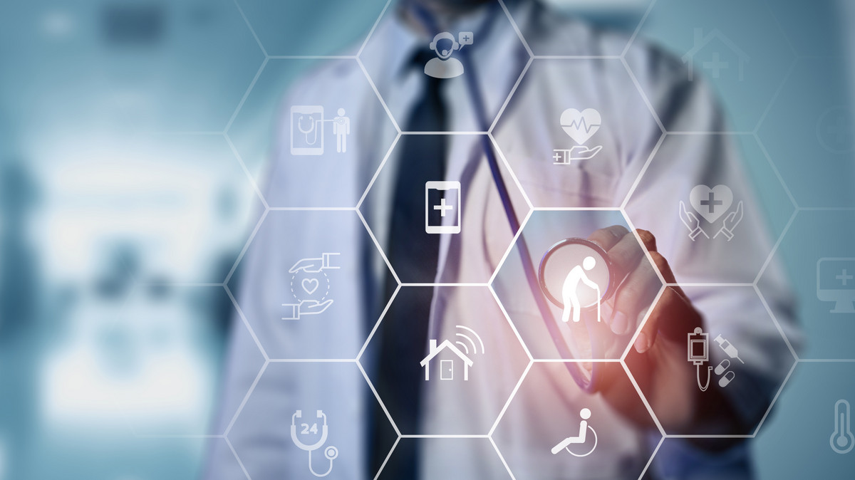Karriere im Gesundheits- und Sozialwesen Bild zeigt vielfältige Karrierebereiche für Gesundheits- und Pflegeexperten